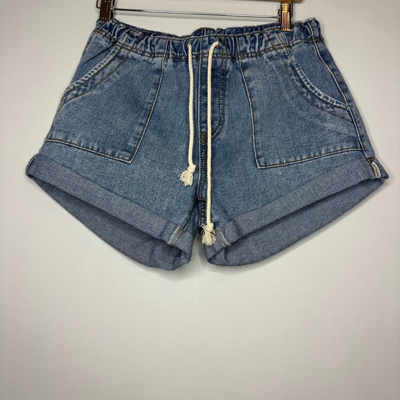 One Teaspoon Classic Blue Jean Shorts - Picture 7 of 7